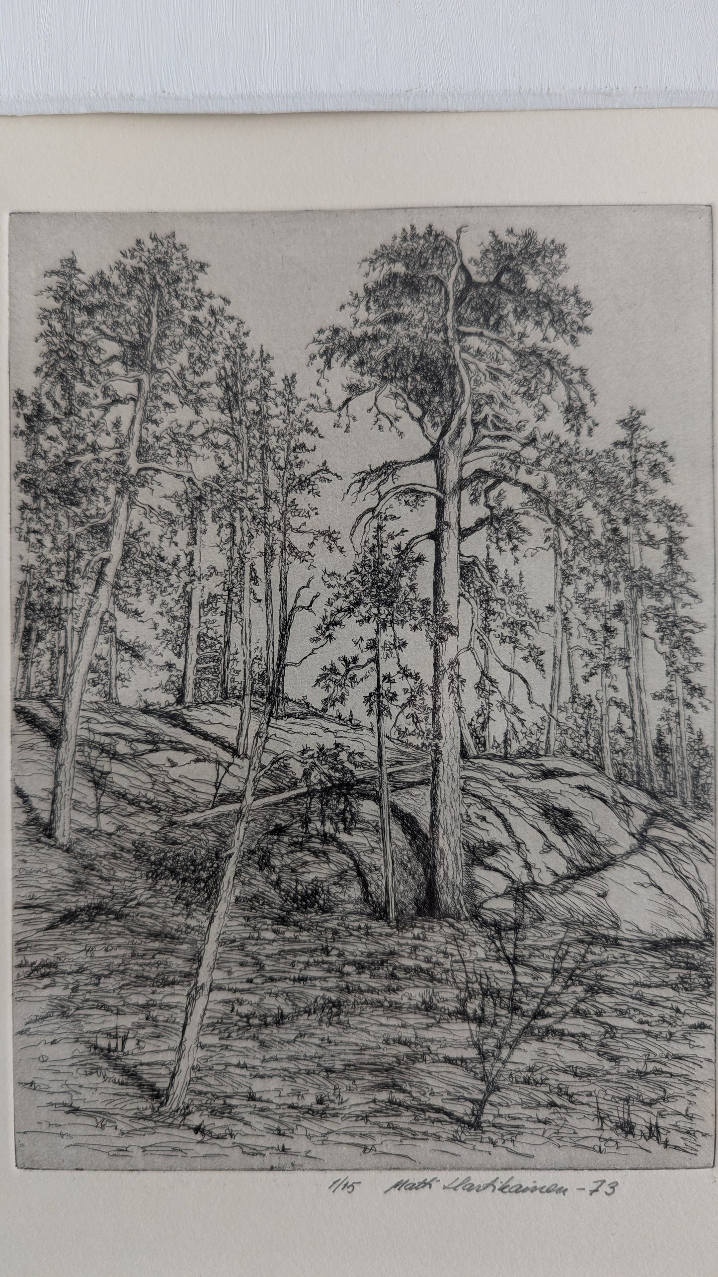 Matti Hartikainen - Signeerattu Etsaus (1973)