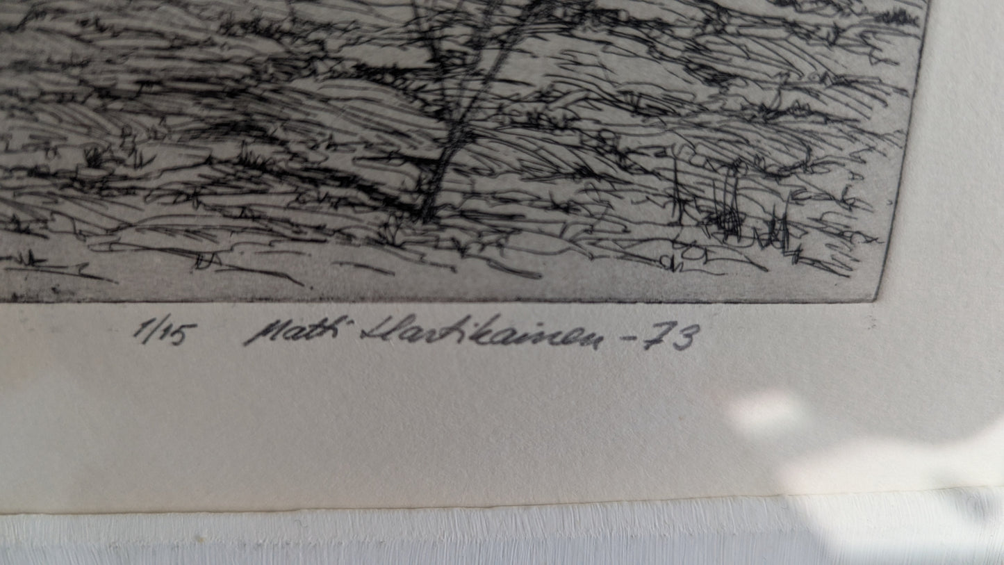 Matti Hartikainen - Signeerattu Etsaus (1973)