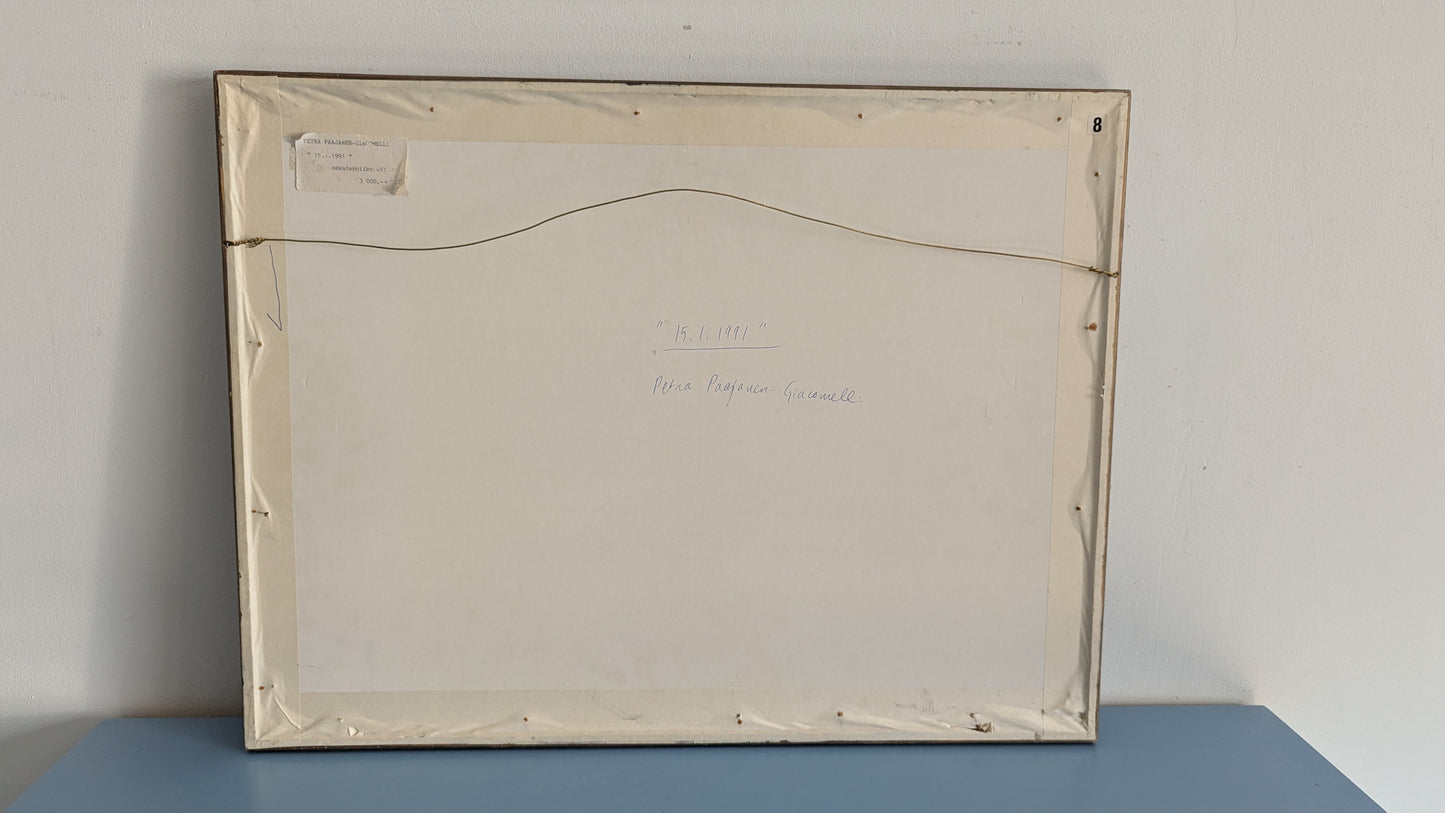 Petra Paajanen-Giacomelli - 15.1.1991  (Signeerattu Sekatekniikka 1991)