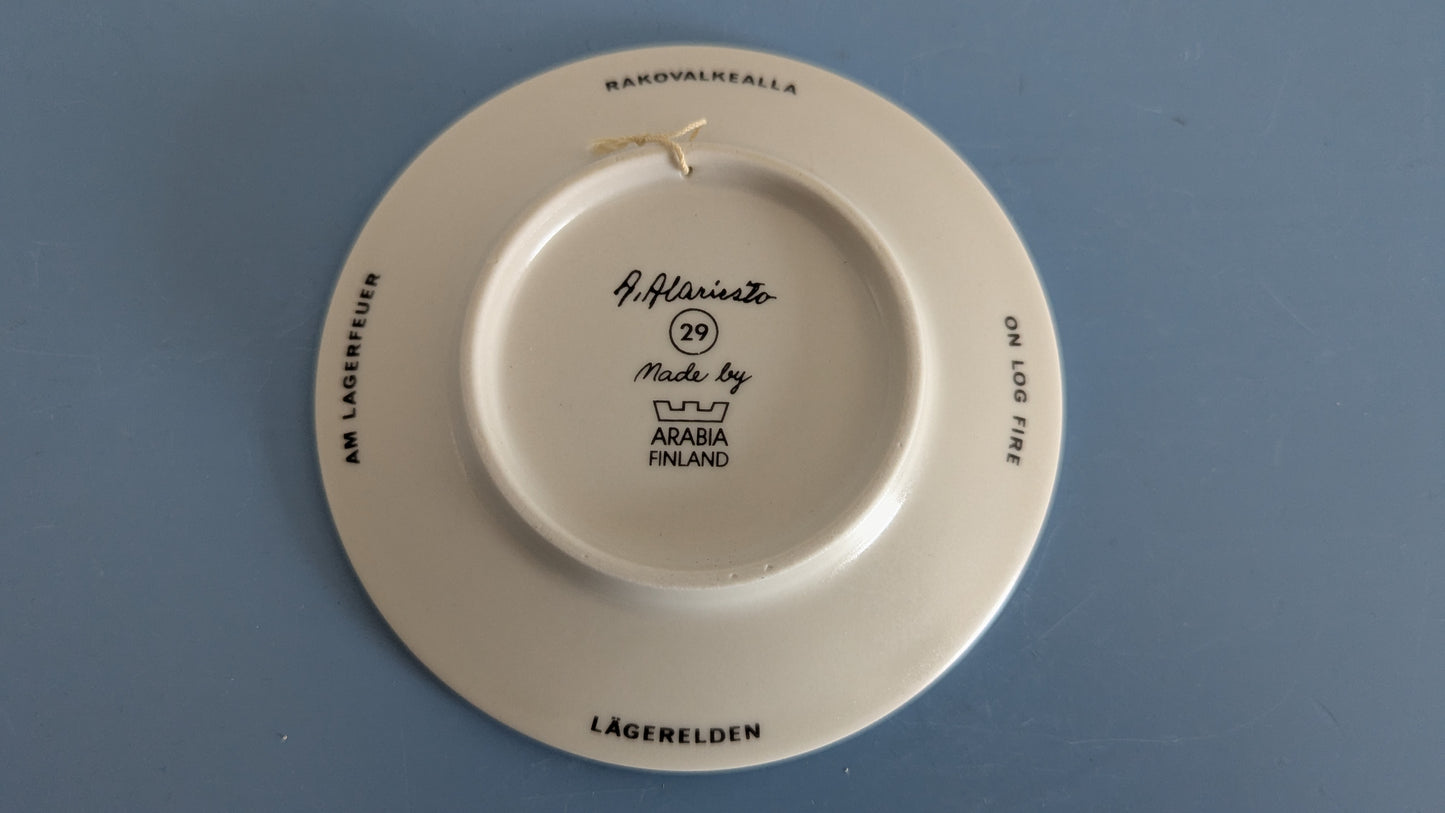 Arabia - Rakovalkealla Seinälautanen (1985, Andreas Alariesto)