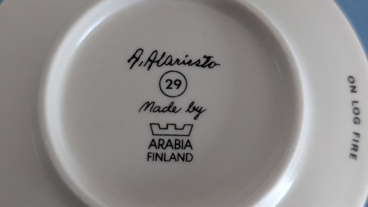 Arabia - Rakovalkealla Seinälautanen (1985, Andreas Alariesto)