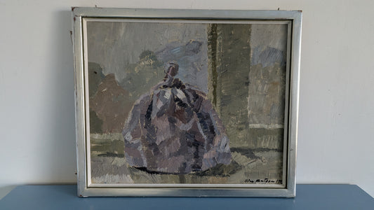 Alex Matson - Kaksipuoleinen Signeerattu Öljyvärimaalaus (1913-1914)