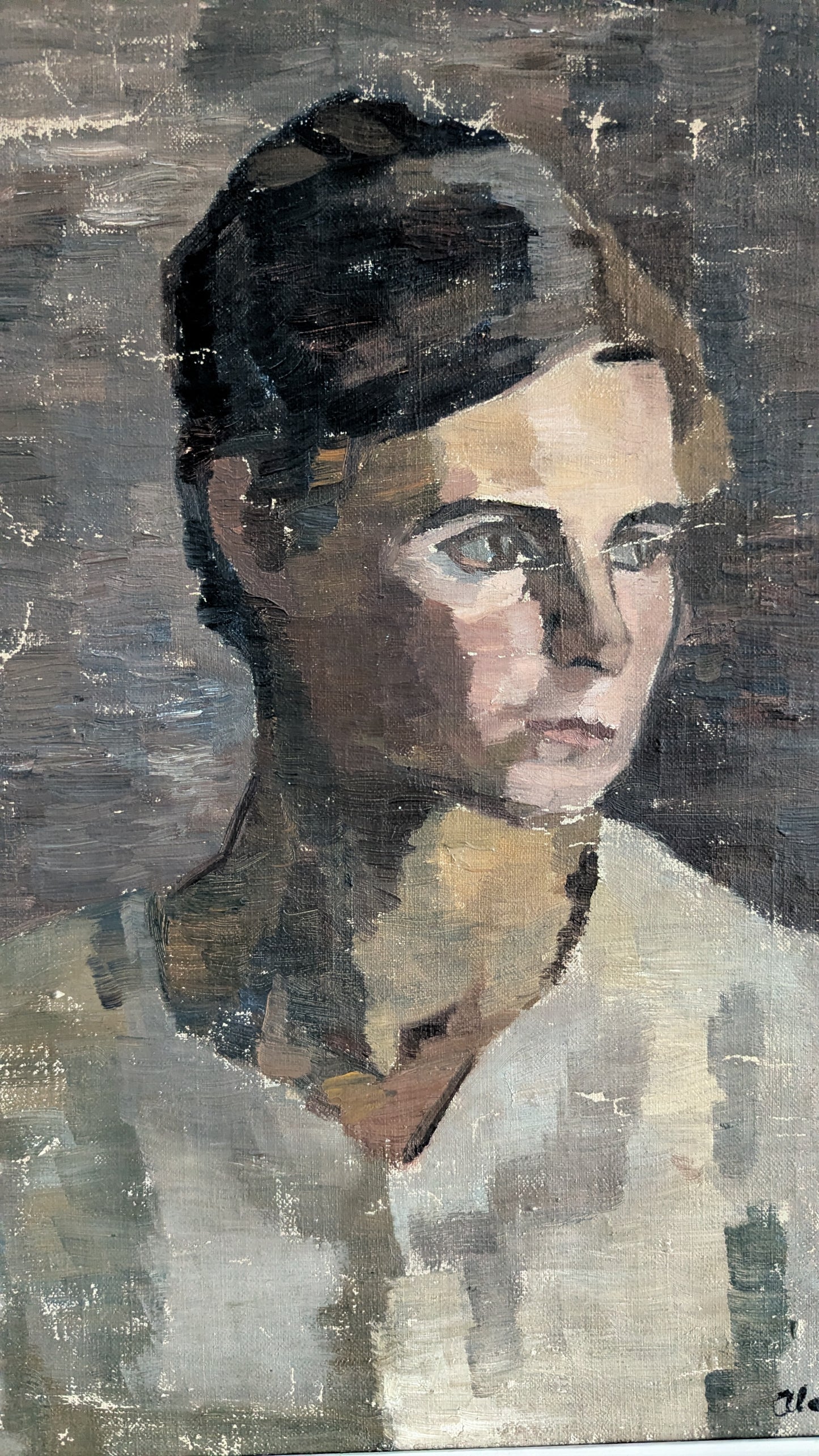 Alex Matson - Kaksipuoleinen Signeerattu Öljyvärimaalaus (1913-1914)