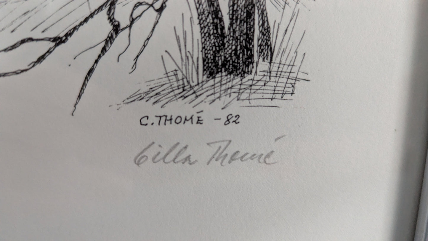 Cilla Thome - Signeerattu ja Numeroitu (1/5) Teos (1982)