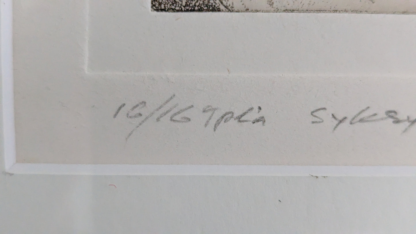 Pertti Kolehmainen - Syksy (Signeerattu Etsaus 1981)