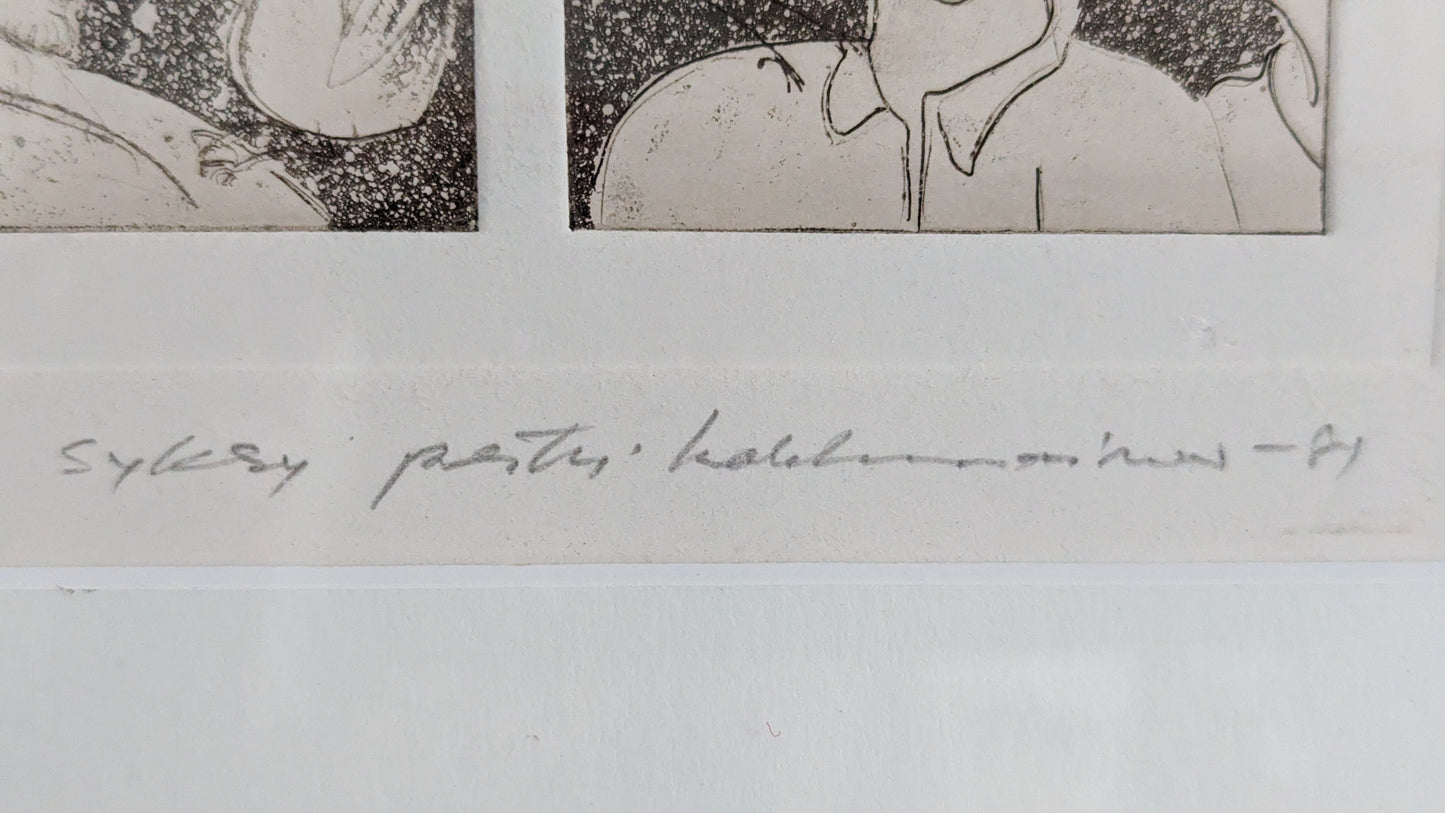 Pertti Kolehmainen - Syksy (Signeerattu Etsaus 1981)