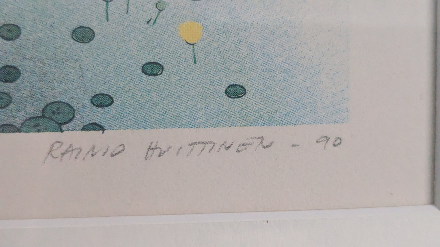 Raimo Huittinen - Salonkivaunu (Signeerattu Grafiikka 1990)