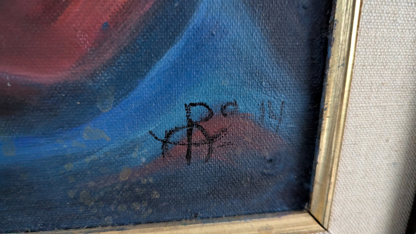 Pekka Åkerblad - Signeerattu Öljyvärimaalaus (2014)