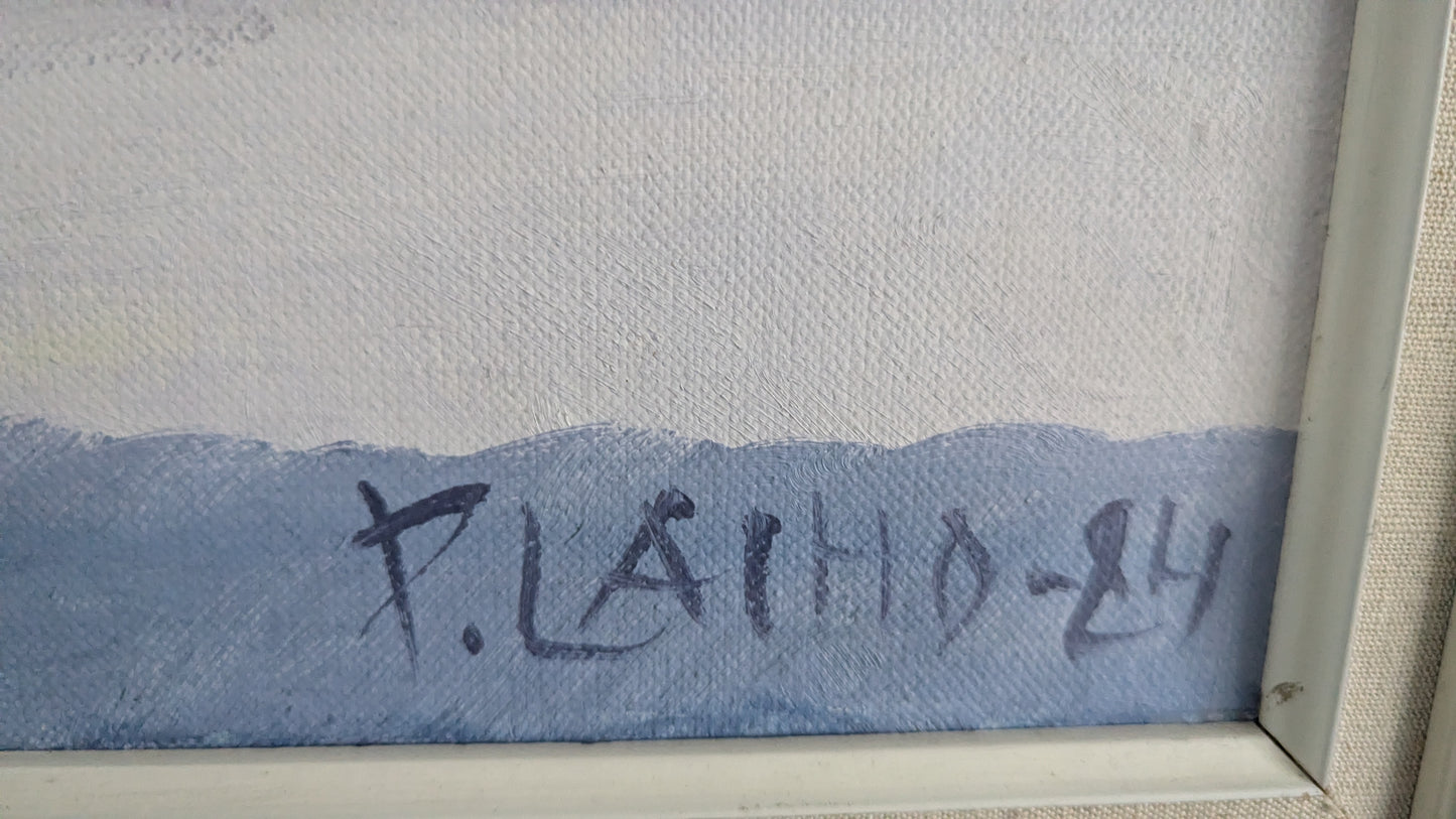 Pekka Laiho - Signeerattu Öljyvärimaalaus (2024)
