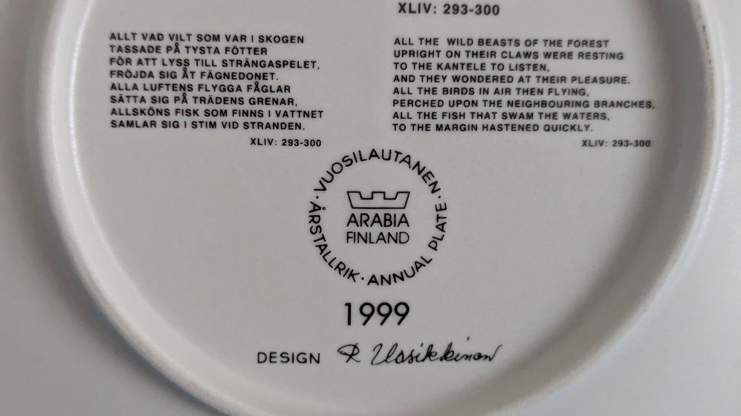 Arabia Kalevala Vuosilautanen 1999 (Raija Uosikkinen)