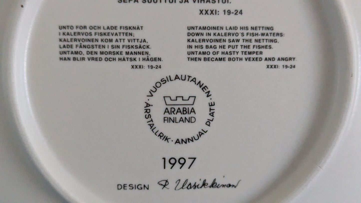 Arabia Kalevala Vuosilautanen 1997 (Raija Uosikkinen)