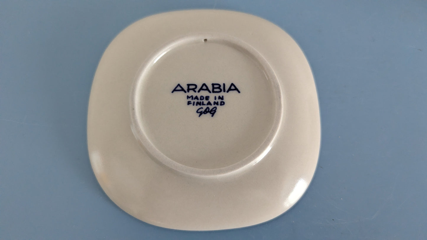 Arabia Varpunen Joululautanen 1976 (Gunvor Olin-Grönqvist)