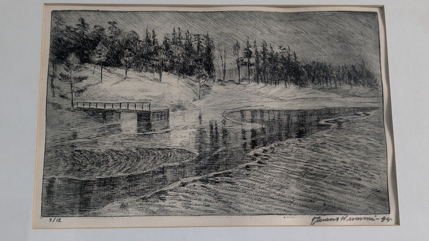 Tauno Nummi - Signeerattu Etsaus (1944)