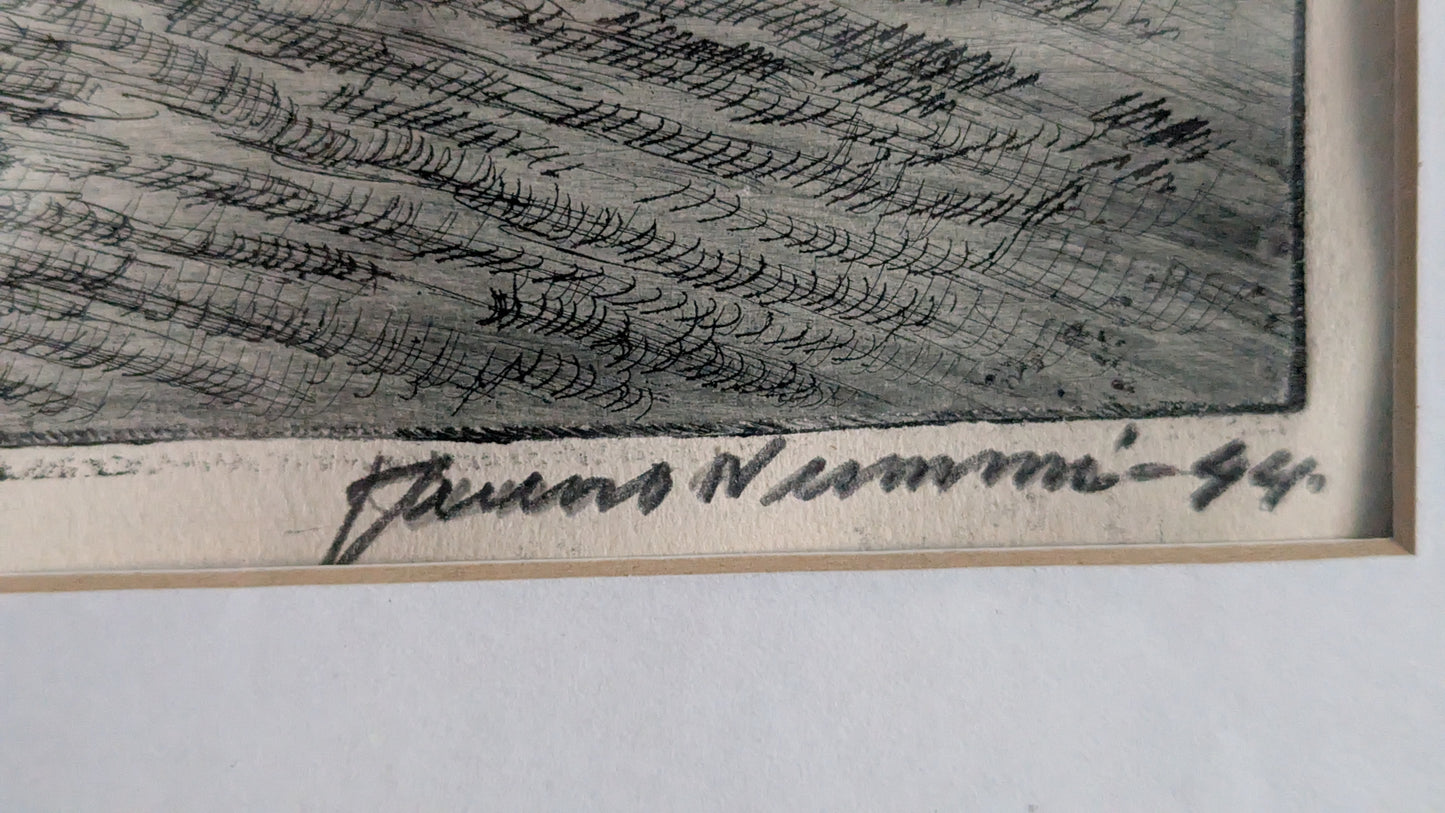 Tauno Nummi - Signeerattu Etsaus (1944)