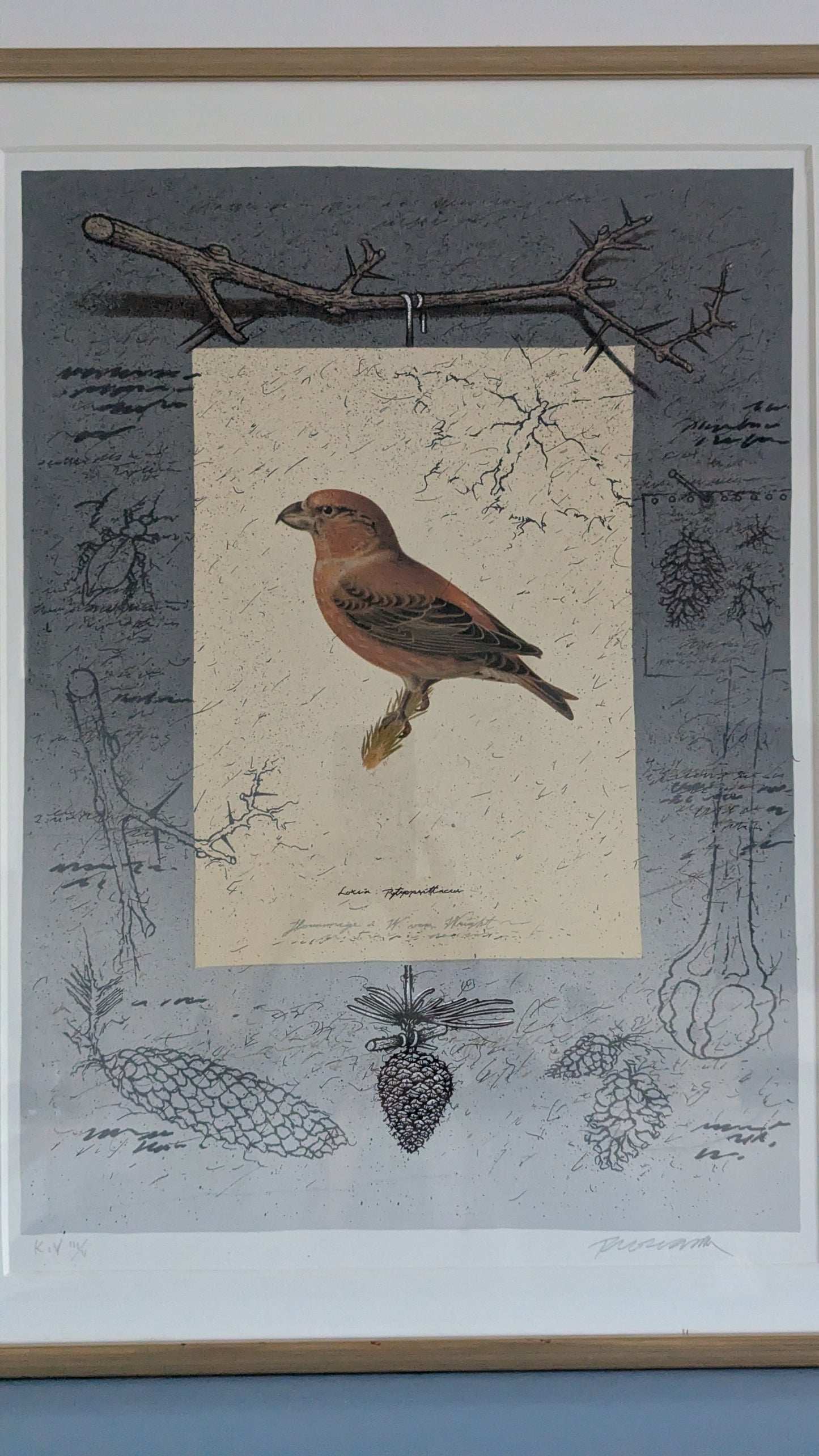 Raimo Kanerva - Hommage à W. v. Wright (Signeerattu Grafiikka, Koevedos)