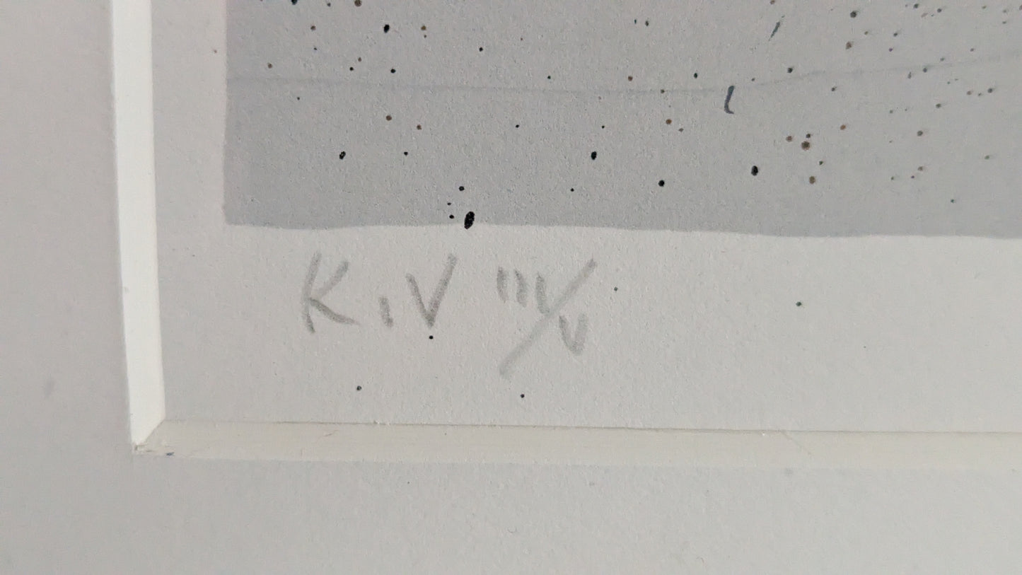 Raimo Kanerva - Hommage à W. v. Wright (Signeerattu Grafiikka, Koevedos)