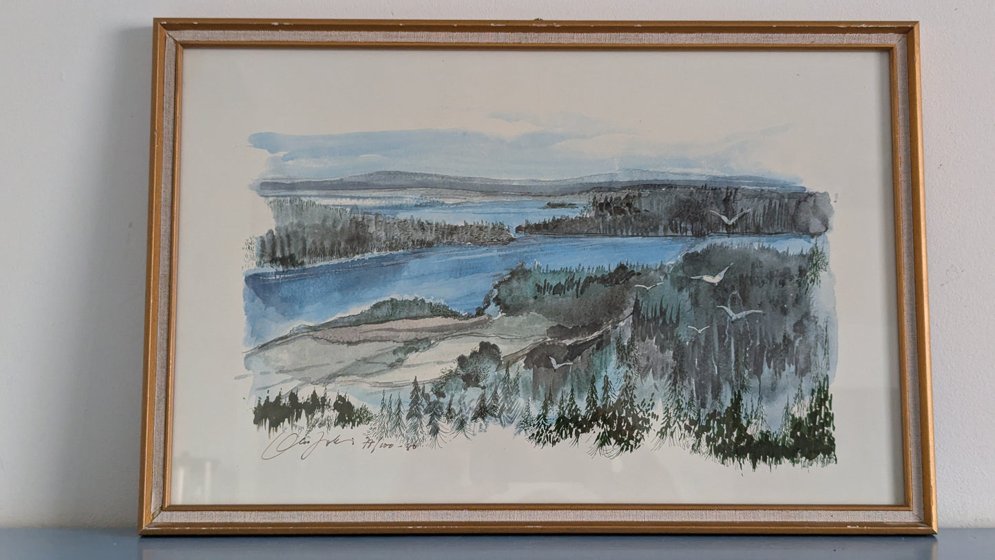 Olli Joki - Signeerattu Numeroitu Grafiikka (77/100, 1980)