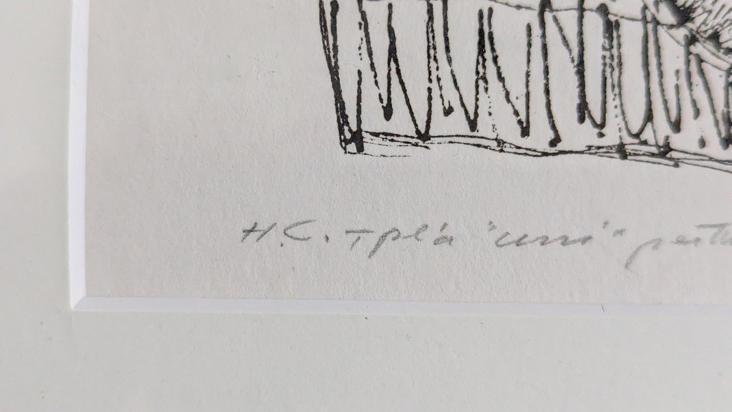 Pertti Kolehmainen - Uni (Signeerattu Grafiikka 1985)