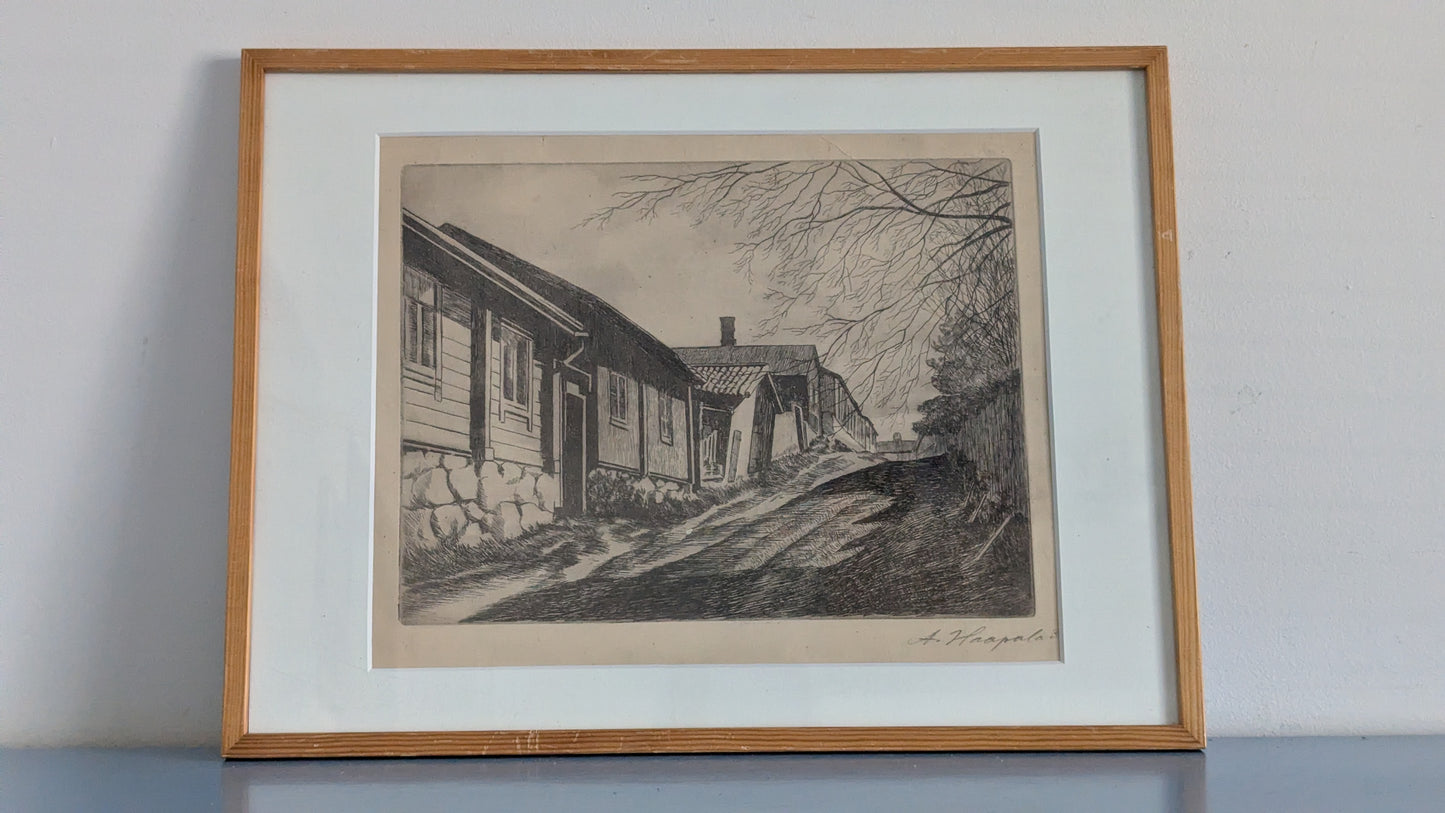 A. Haapala (Leonid Kuzmin) - Signeerattu Etsaus (1930-luku)