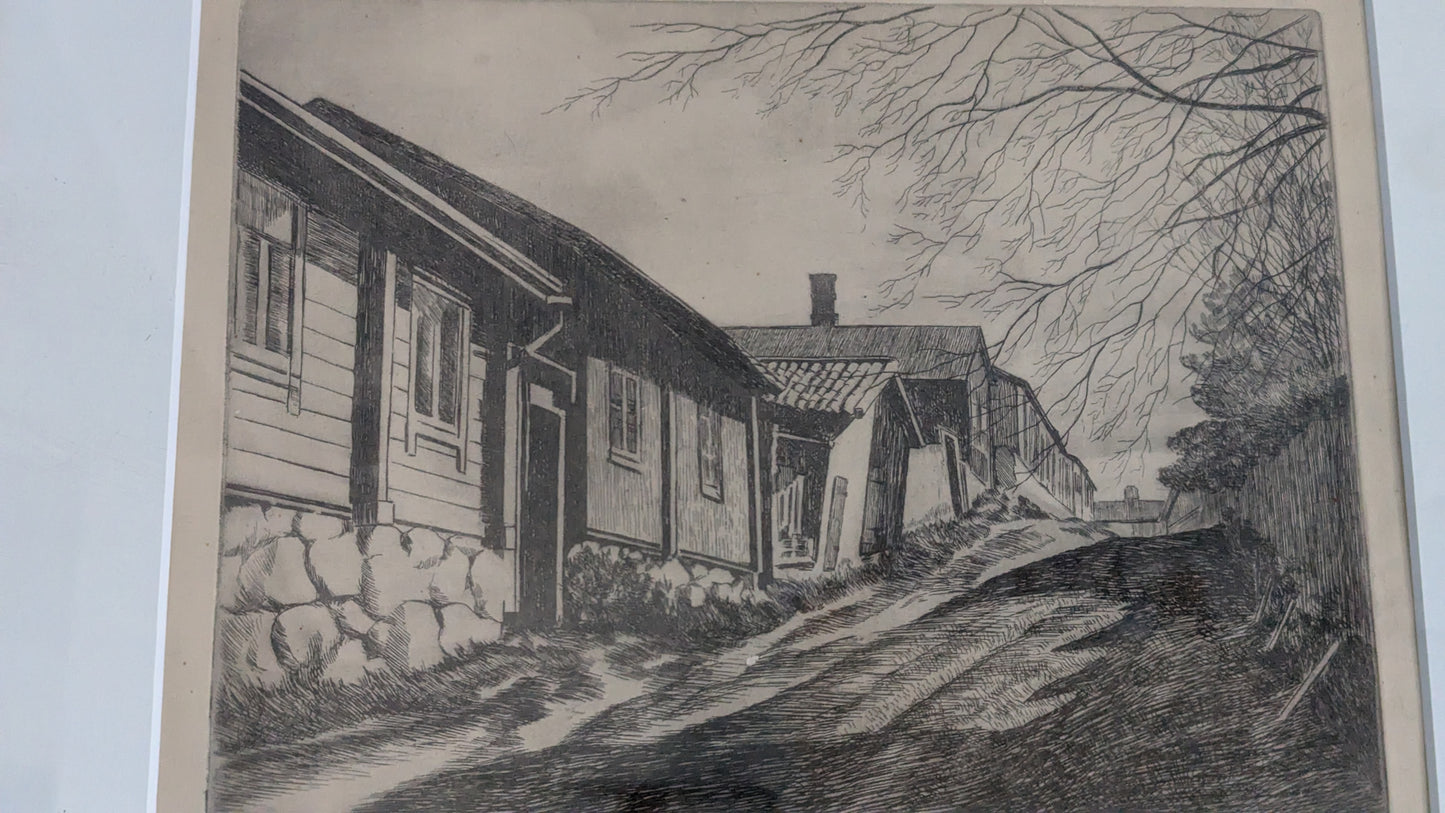 A. Haapala (Leonid Kuzmin) - Signeerattu Etsaus (1930-luku)