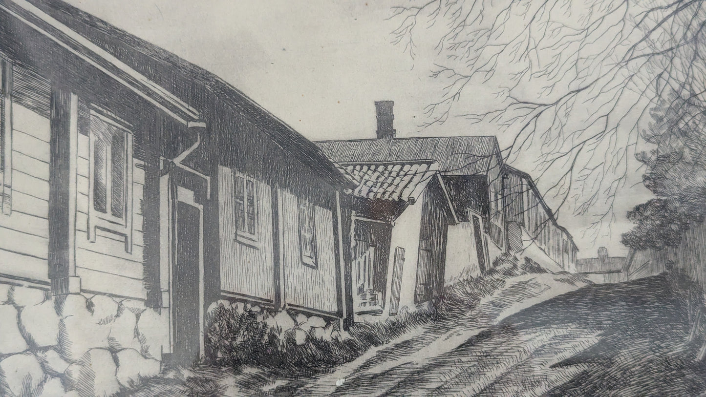 A. Haapala (Leonid Kuzmin) - Signeerattu Etsaus (1930-luku)