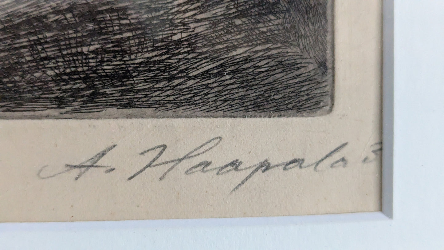 A. Haapala (Leonid Kuzmin) - Signeerattu Etsaus (1930-luku)