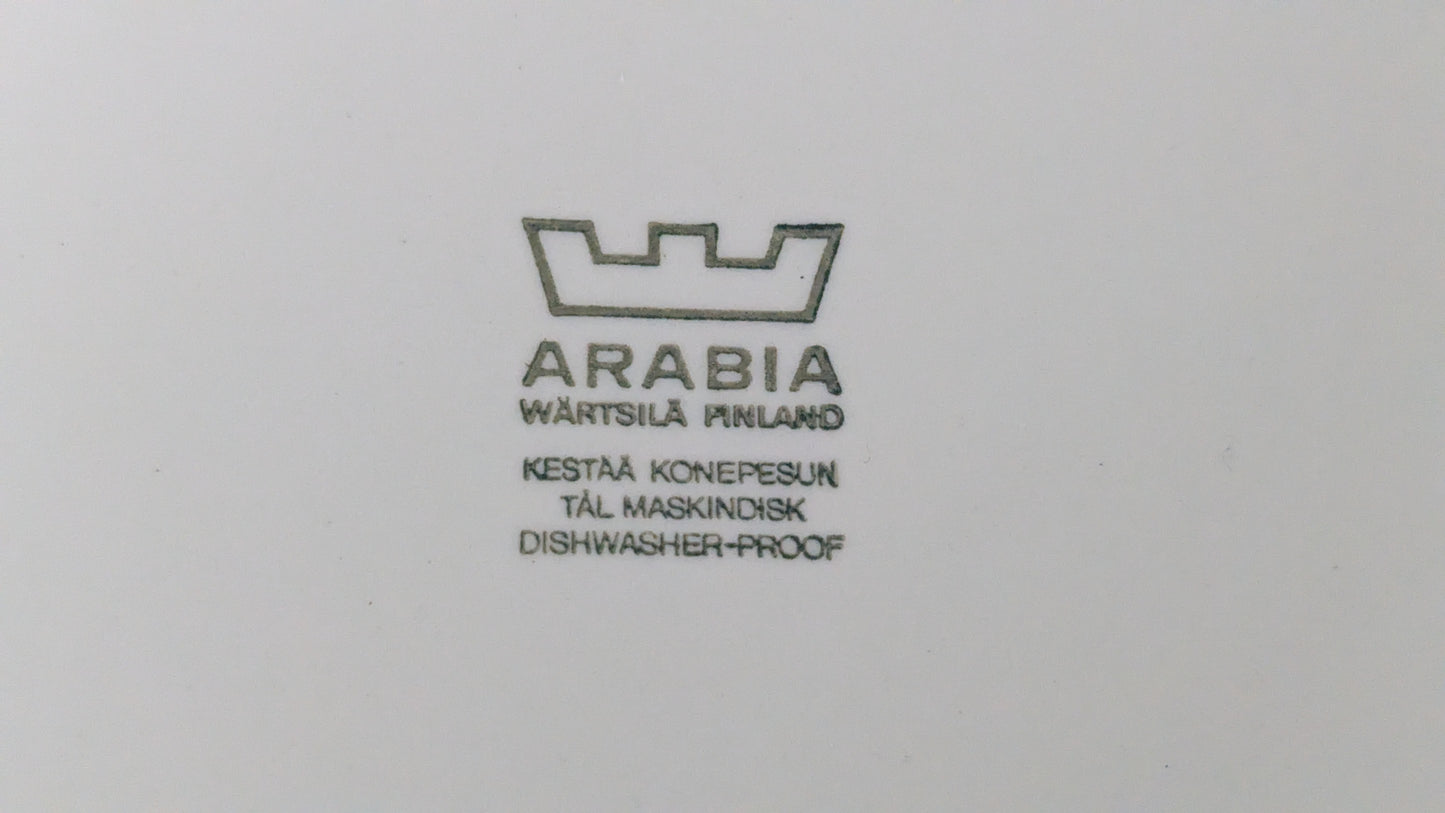 Arabia Sinikukka Kulho / Tarjoilukulho (1968-1974, Esteri Tomula)