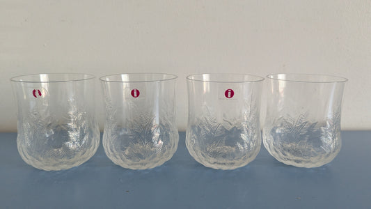Iittala Koivu Juomalasi (4kpl, 1981-1984, Valto Kokko)