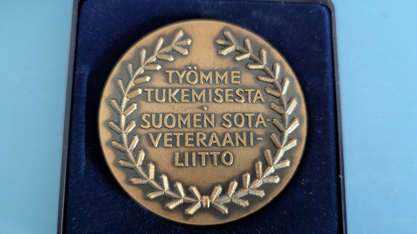 Sporrong - Suomen Sotaveteraaniliitto Pöytämitali