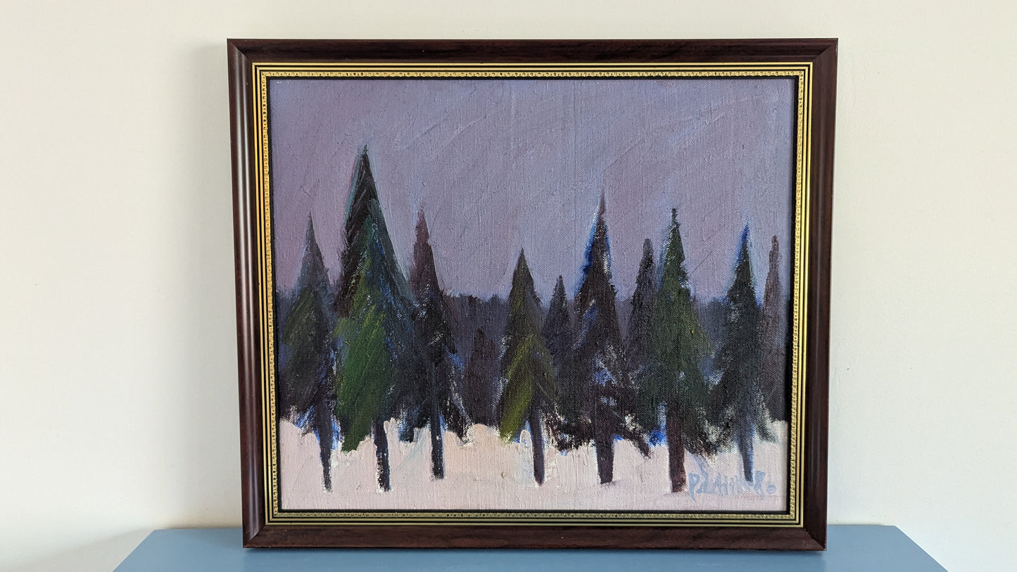 Pekka Laiho - Signeerattu Öljyvärimaalaus (1986)
