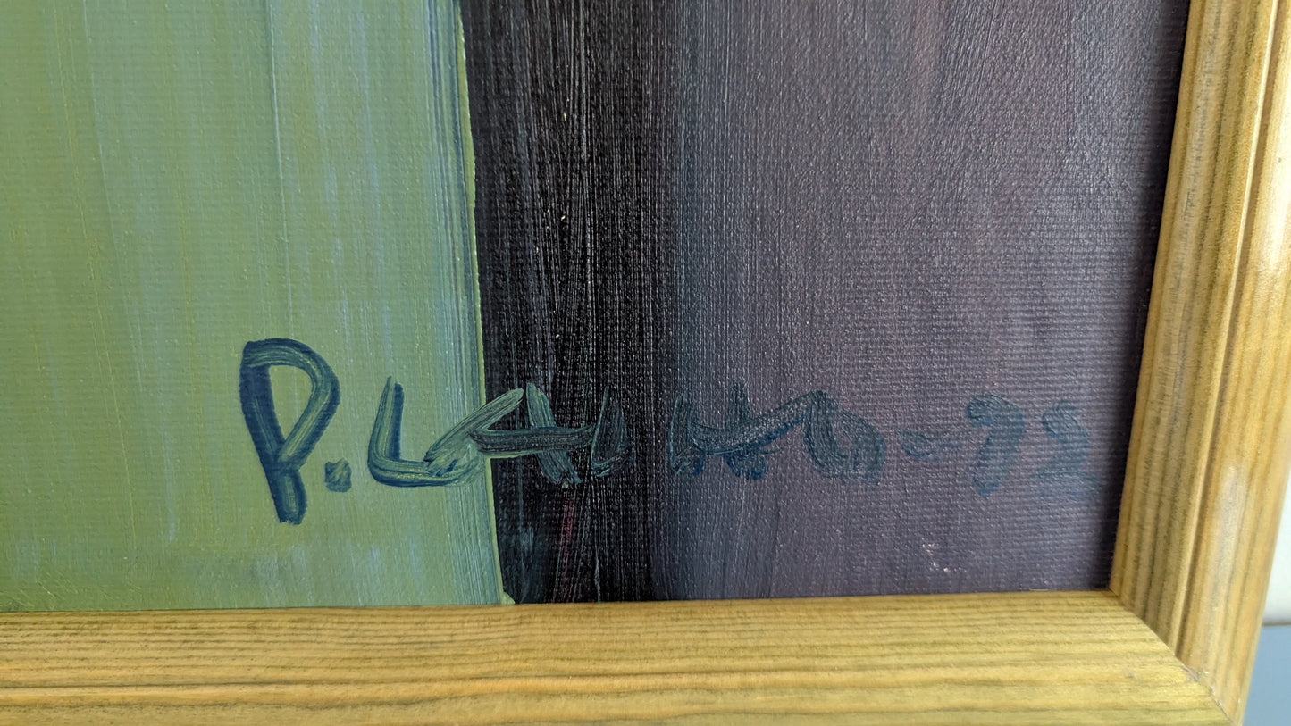 Pekka Laiho - Signeerattu Öljyvärimaalaus (2012)