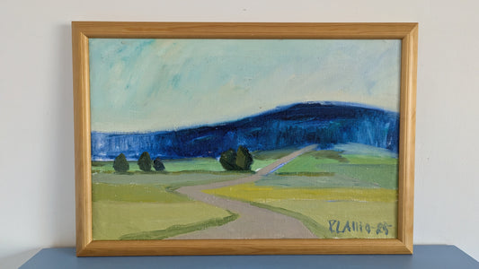 Pekka Laiho - Signeerattu Öljyvärimaalaus (1985)