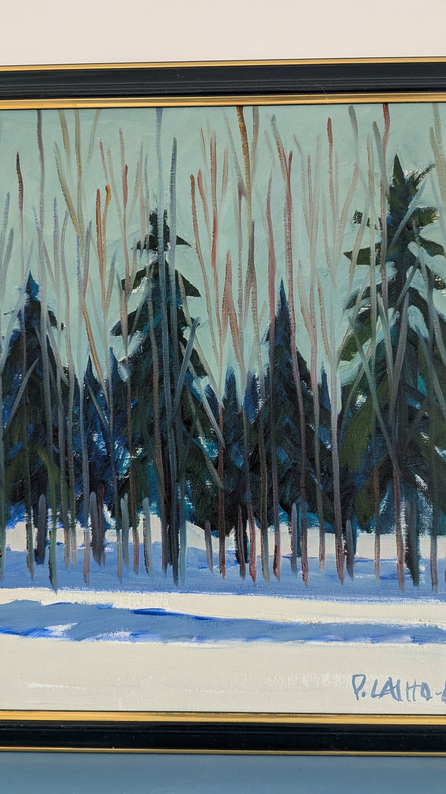 Pekka Laiho - Signeerattu Öljyvärimaalaus (1986)