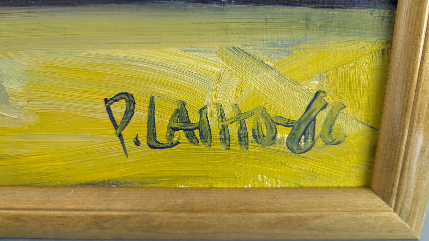Pekka Laiho - Signeerattu Öljyvärimaalaus (1986)