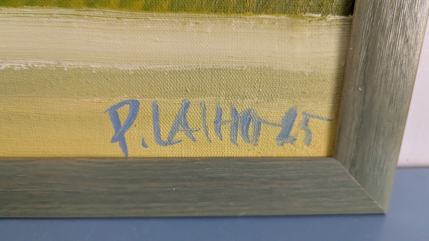 Pekka Laiho - Signeerattu Öljyvärimaalaus (1985)