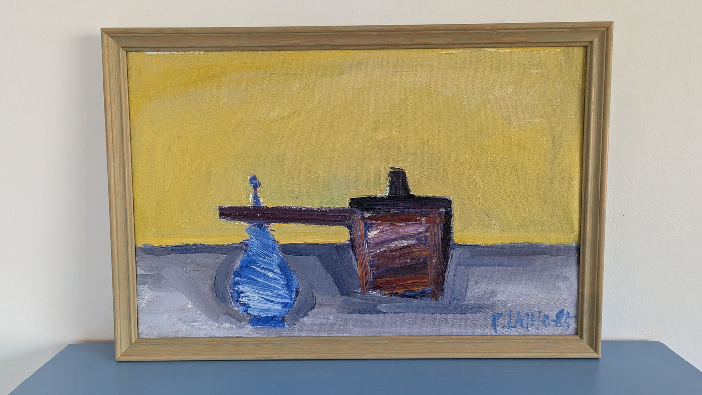 Pekka Laiho - Signeerattu Öljyvärimaalaus (1985)