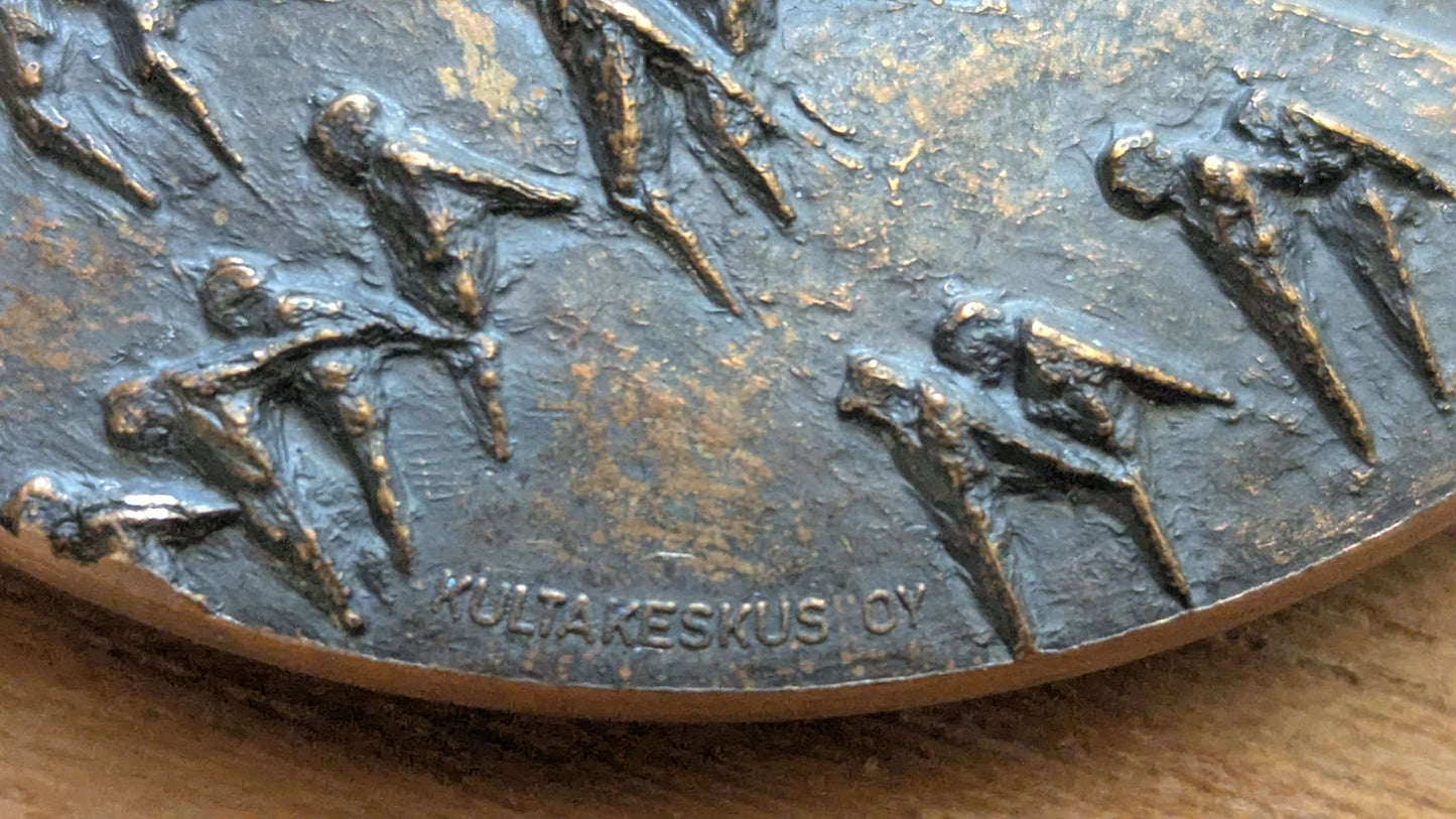 Kultakeskus - Finlandia Hiihto 15v 1988 Pöytämitali (Terho Sakki)