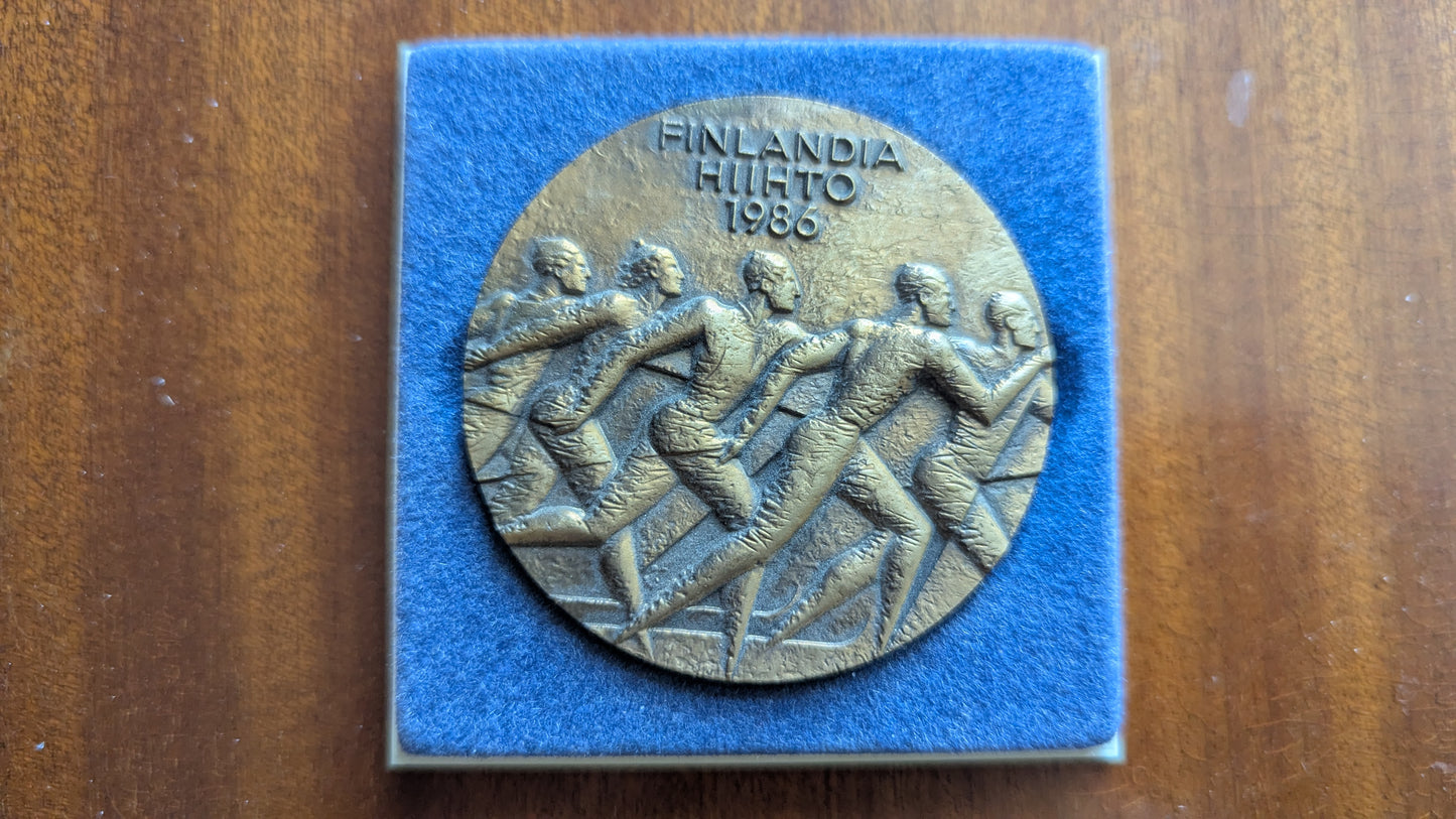 Reijo Paavilainen - Finlandia Hiihto 1986 Pöytämitali