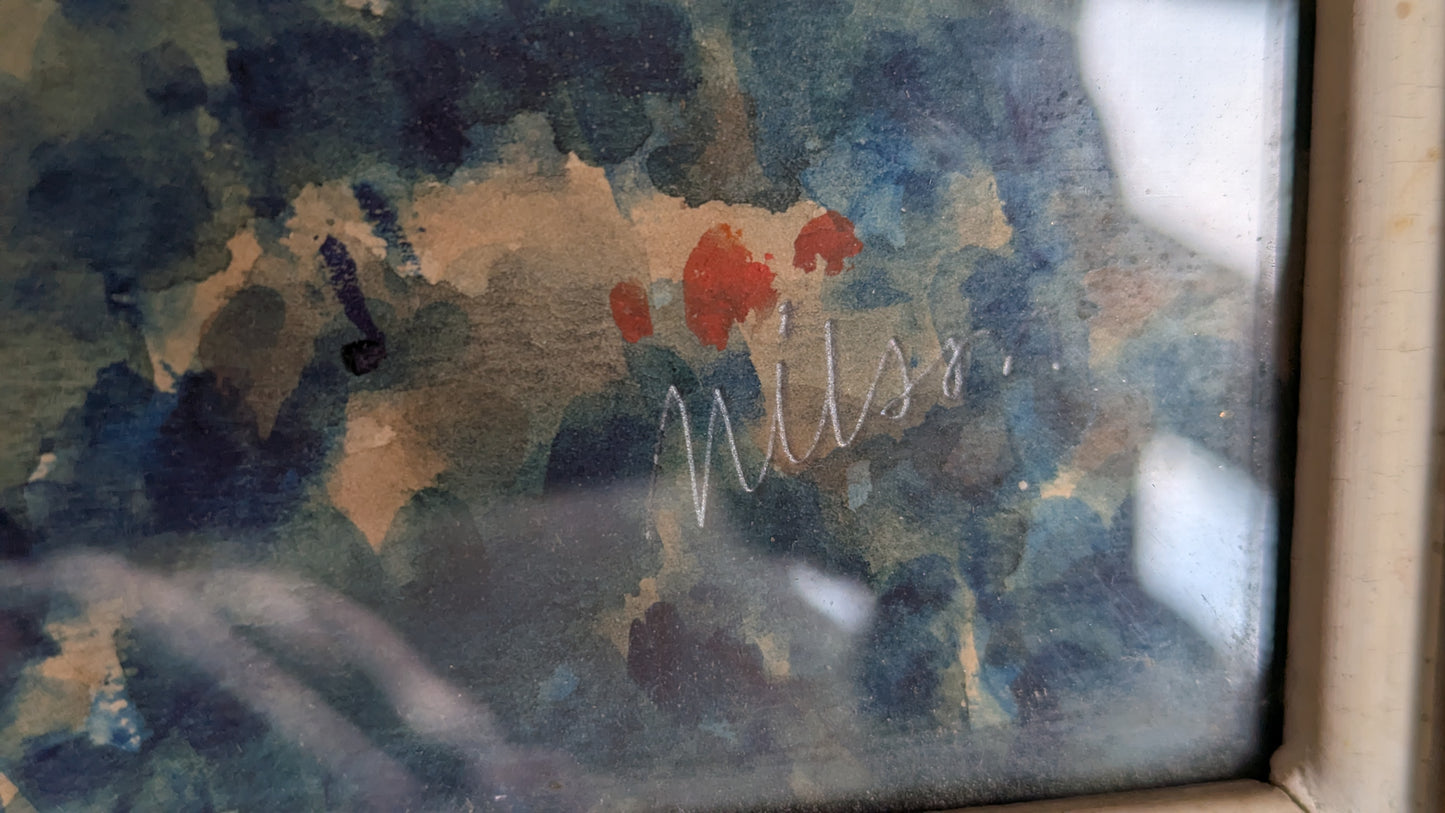 Nilson - Signeerattu Akvarellimaalaus