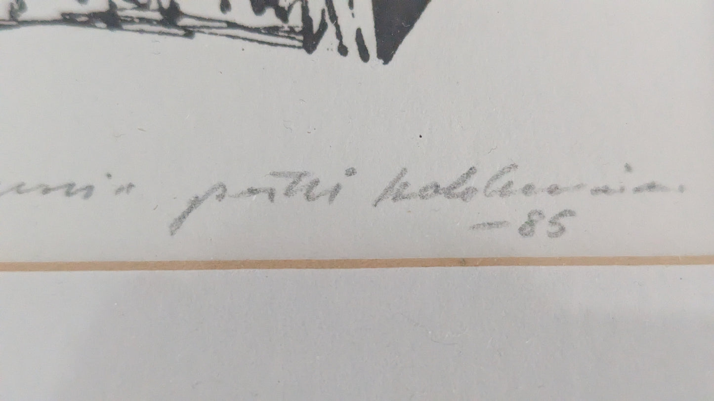 Pertti Kolehmainen - Uni (Signeerattu Grafiikka 1985)