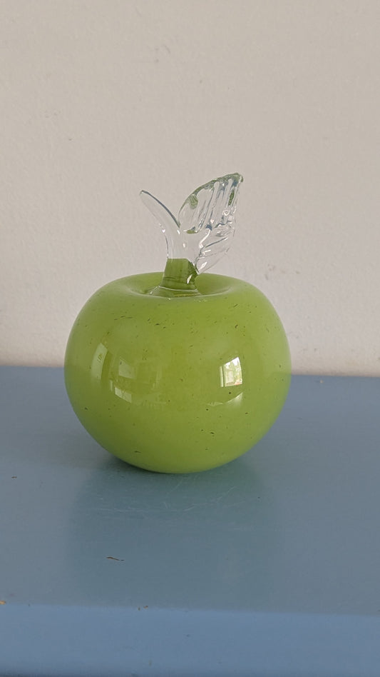 Vihreä Lasiomena (Korkeus: 10.5cm)