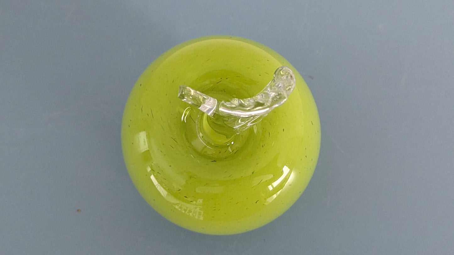 Vihreä Lasiomena (Korkeus: 10.5cm)