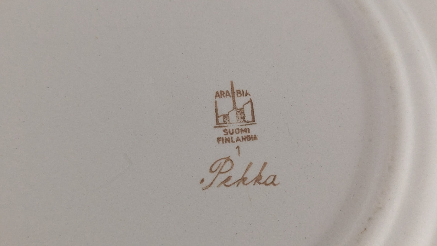 Arabia Pekka Ruokalautanen (5kpl, 1934-1956)