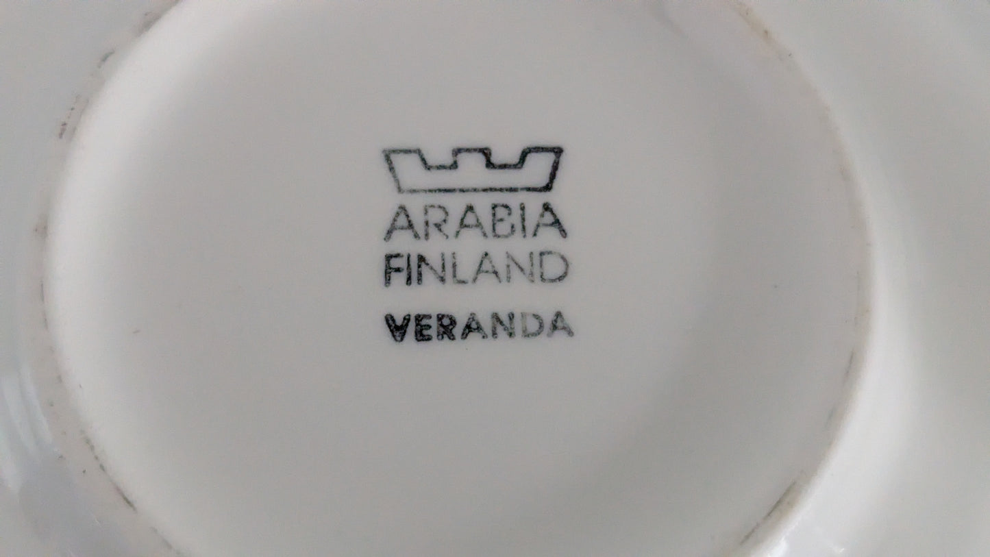Arabia Veranda Kahviastiasto Kuudelle Hengelle (12-osaa, Inkeri Leivo)