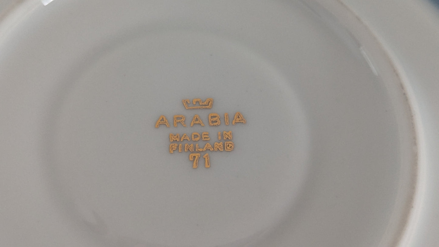 Arabia Lemmikki Kahviastiasto Kuudelle Hengelle (12-osainen, 1960-luku)
