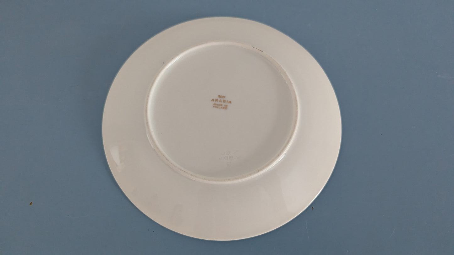 Arabia Lemmikki Leivoslautanen / Leipälautanen (6kpl, 1960-luku)