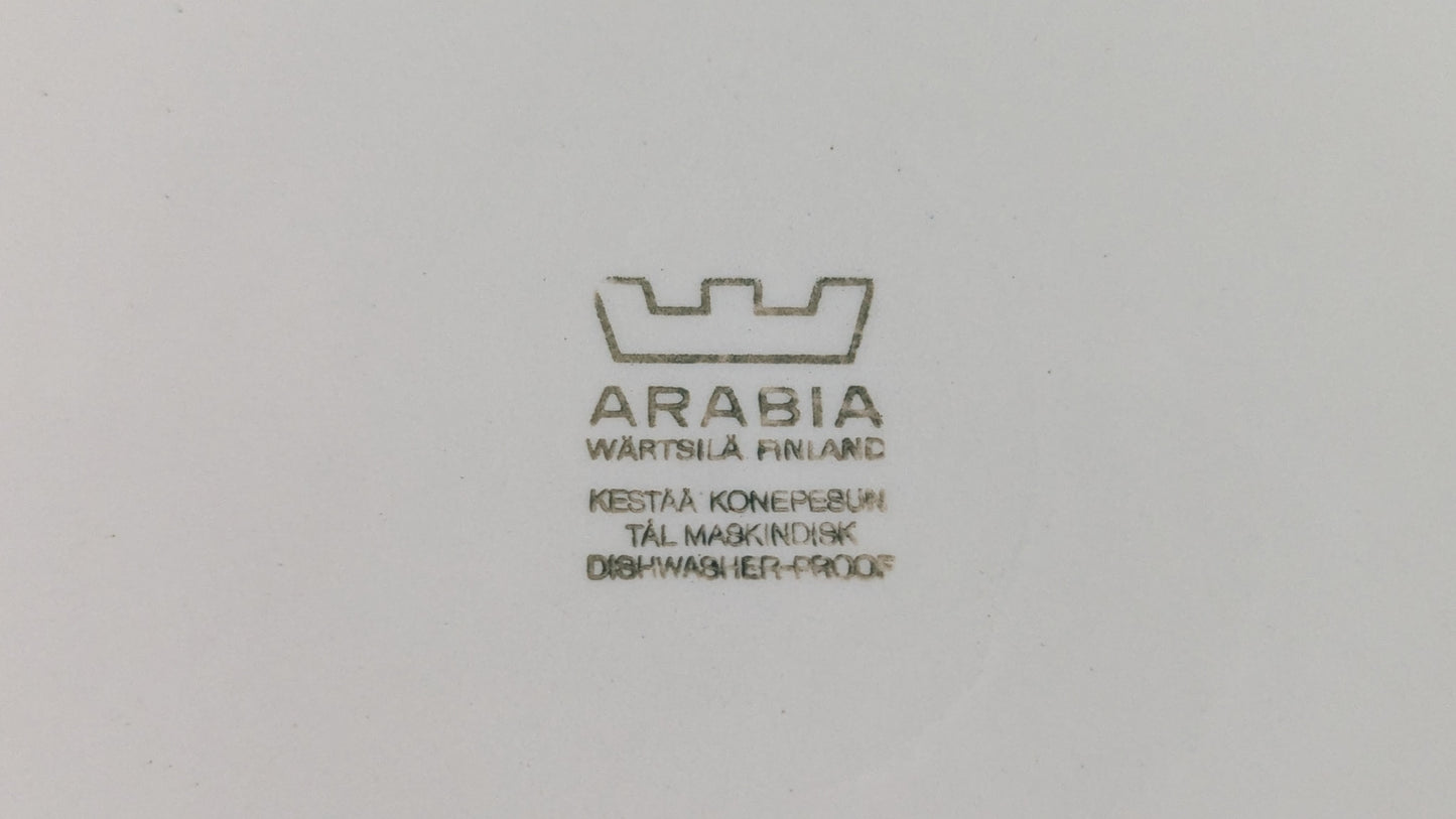 Arabia Sinikukka Tarjoiluvati (1968-1974, Esteri Tomula)