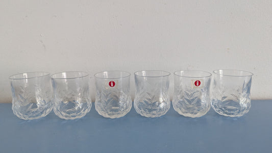 Iittala Koivu Snapsilasi (6kpl, 1981-1984, Valto Kokko)