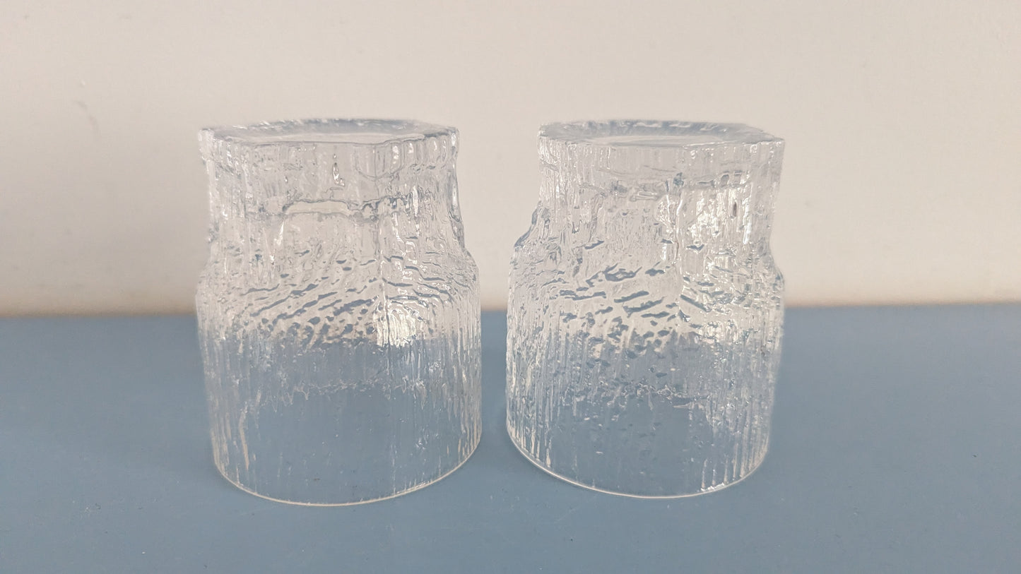 Iittala Aslak Grogilasi / Juomalasi (2kpl, 1970-1988, Tapio Wirkkala)