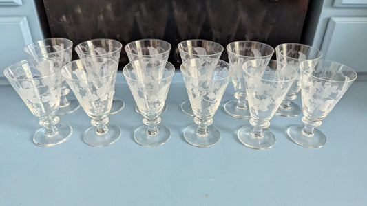 Riihimäen Lasi Savoy Snapsilasi (12kpl, 4cl, 1946-1967)